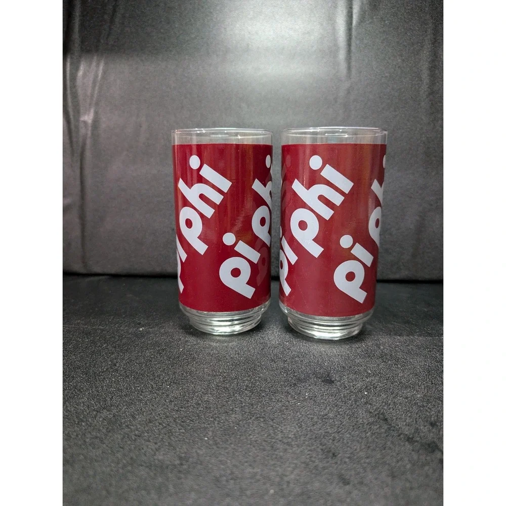 Pi Phi Sorority Glassware Set, Vintage Drinking‎ Glasses, Set of 2, Sorority
